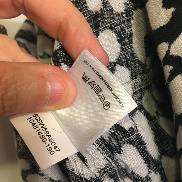 Jones New York Sport Woman Leopard Print Linen Tunic Top L - Picture 6 of 9